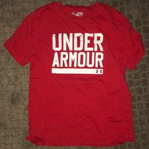 Under armour tee shirt boys